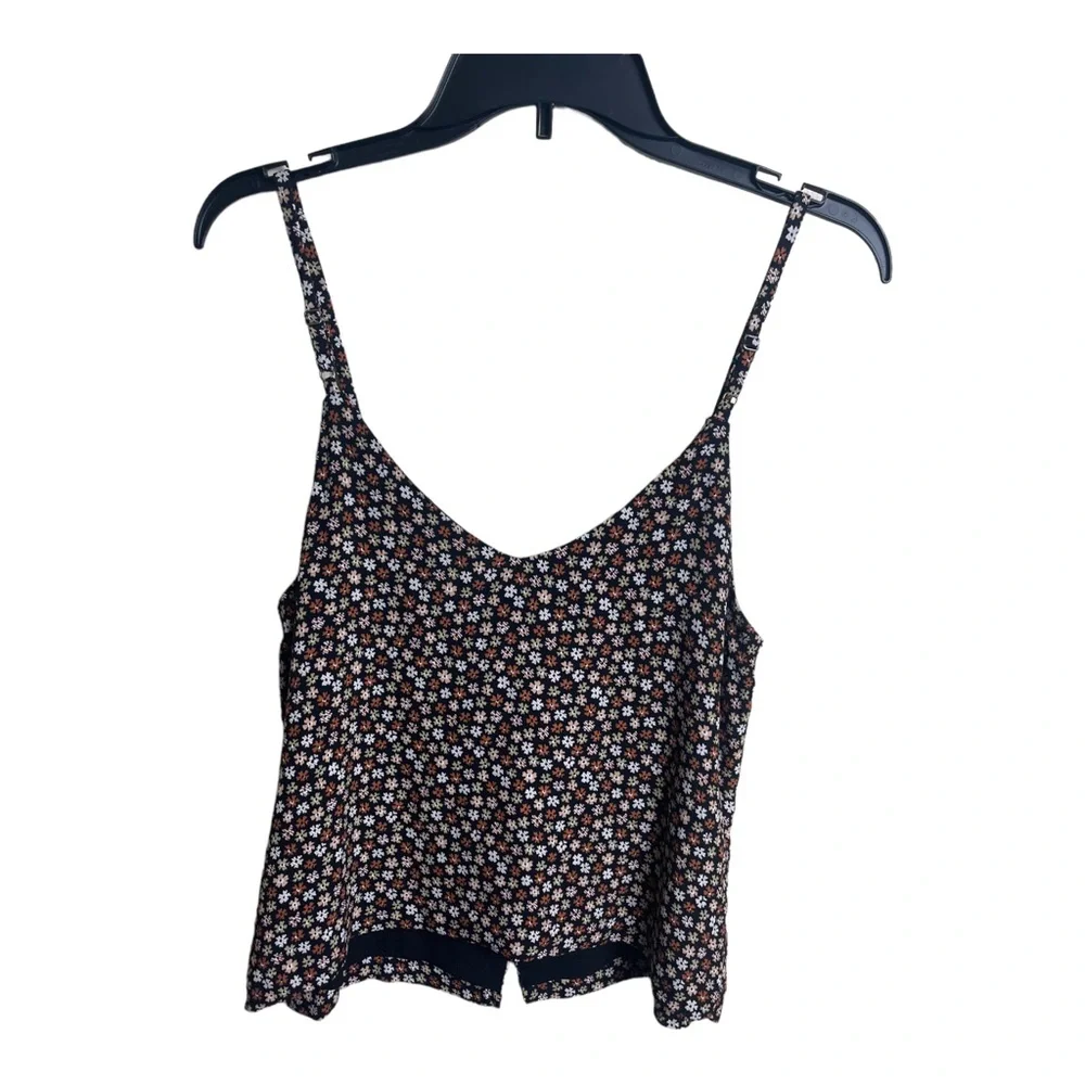 Madewell Button Down Cami Petite Blooms Size 2 #K2786 - Picture 6 of 11